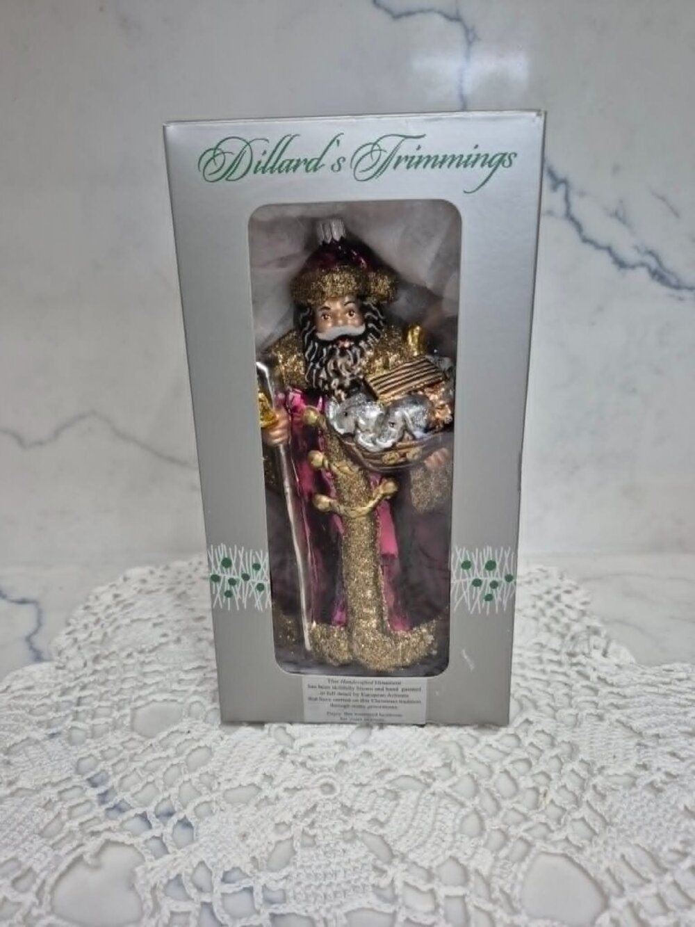 Dillard's Trimmings Handcrafted Ornament in Box